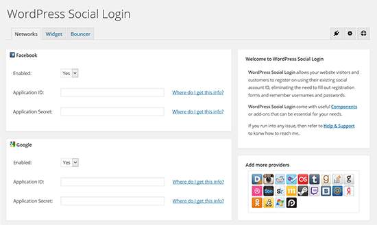 WordPress Social Login