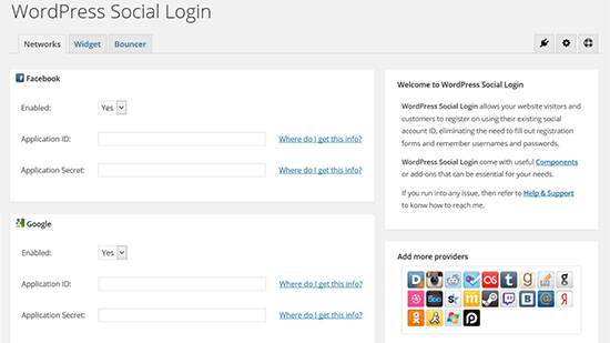 WordPress Social Login