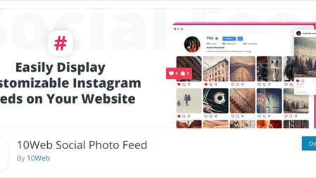 10Web Social Photo Feed