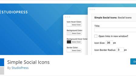 Simple Social Icons