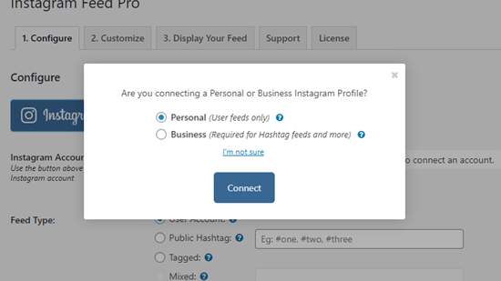 Business or Personal account