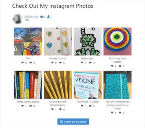 IG feed