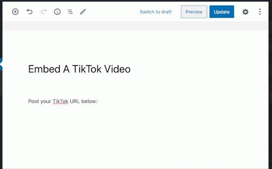 paste tiktok