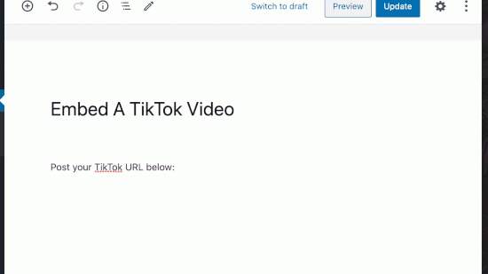 paste tiktok