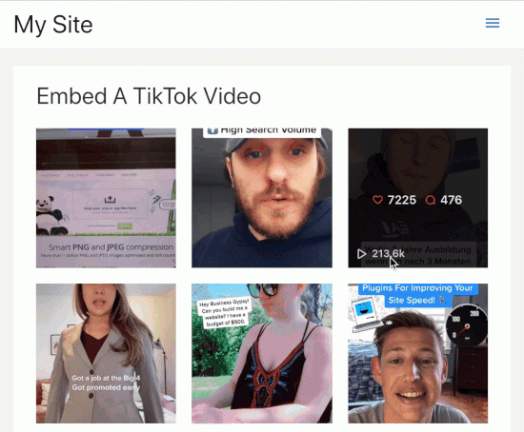 tiktok popup