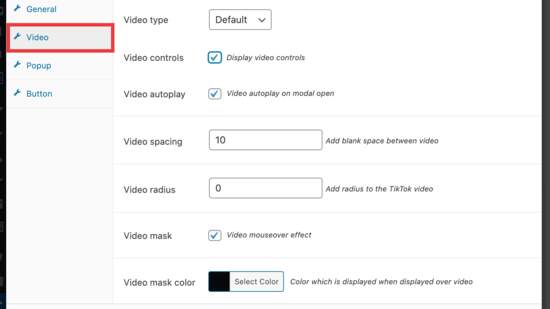video space