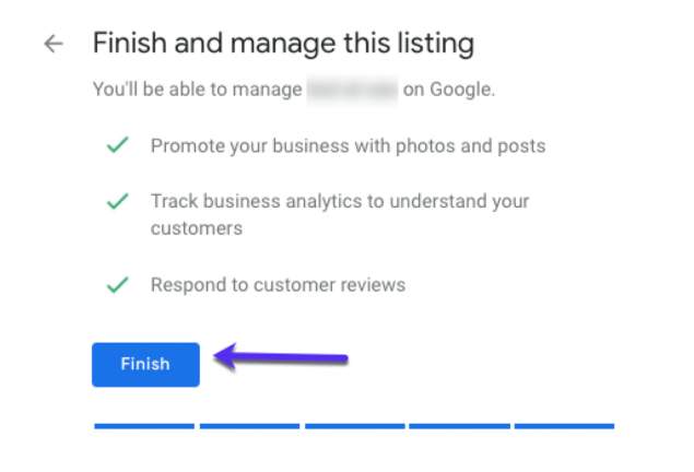 Finish and Verify