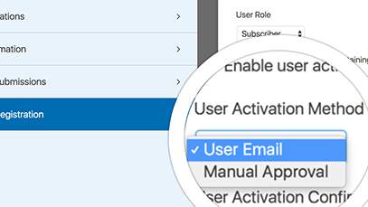 Email activation