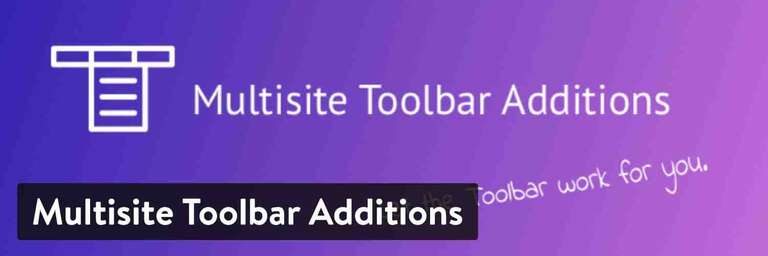 Multisite Toolbar Additions