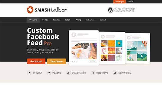 Smash Balloon Custom Facebook Feed