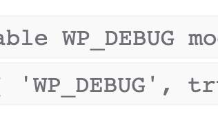 Manually enabling the debug mode