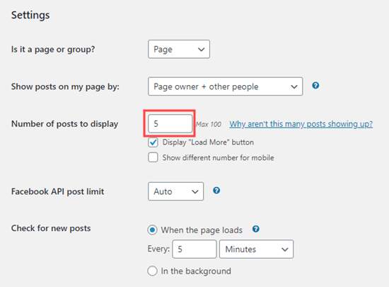 add fb feed block