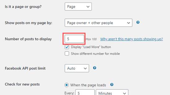 add fb feed block
