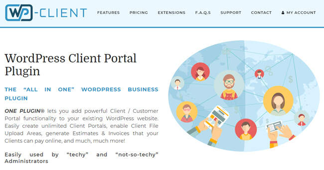 WP-Client Pro with PM Extension