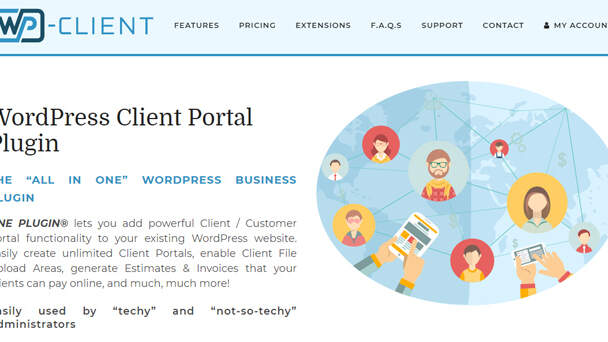 WP-Client Pro with PM Extension
