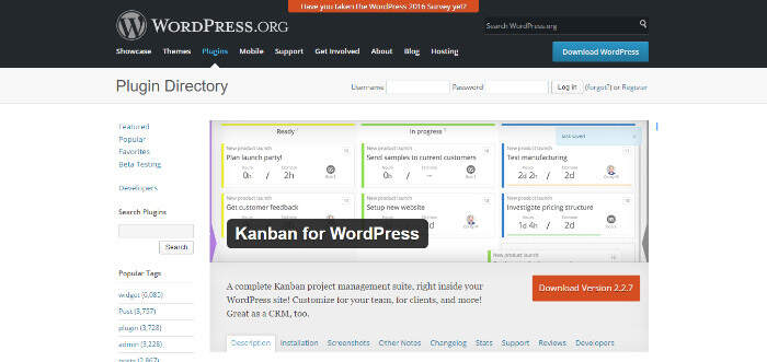 Kanban for WordPress