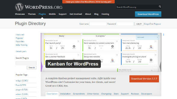 Kanban for WordPress