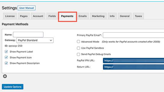 payment method