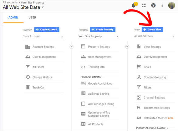 Create View button