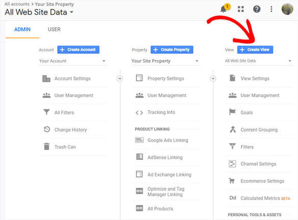 Create View button