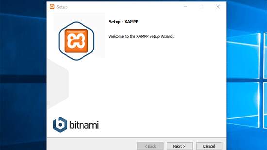 downloading XAMPP