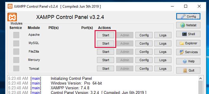 MySQL and Apache