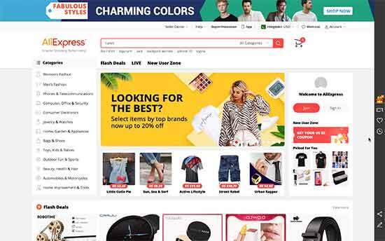 Drop shipping products