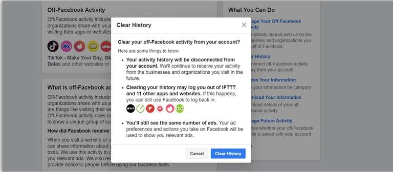 Manage Future Activity