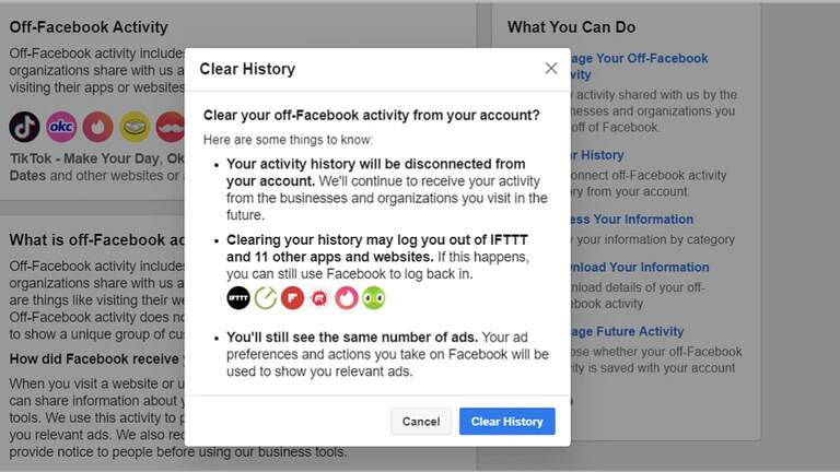 Manage Future Activity