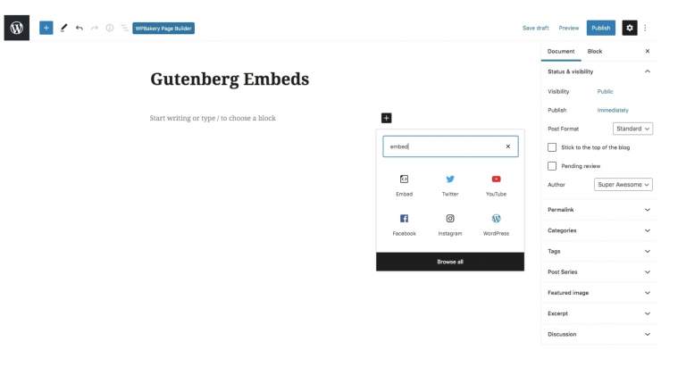 oEmbed