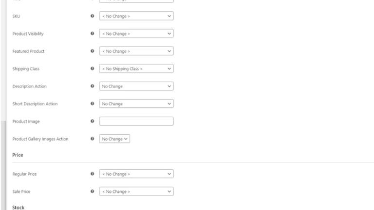 Creating bulk edits