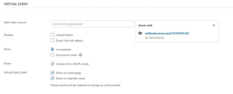 Virtual Events