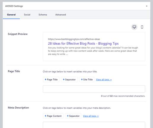 dynamic tags