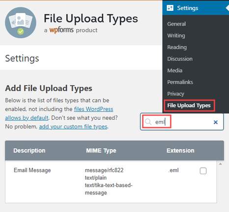 file upload types