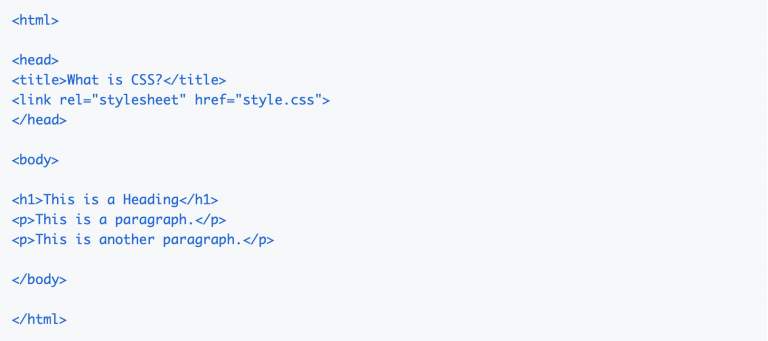 CSS and HTML