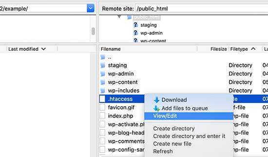 htaccess