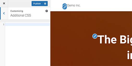 Additional CSS