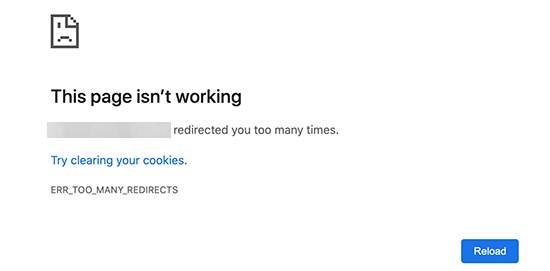 What causes this error