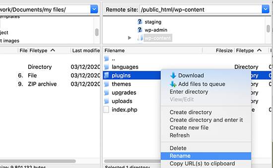 FTP client
