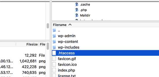 htaccess File