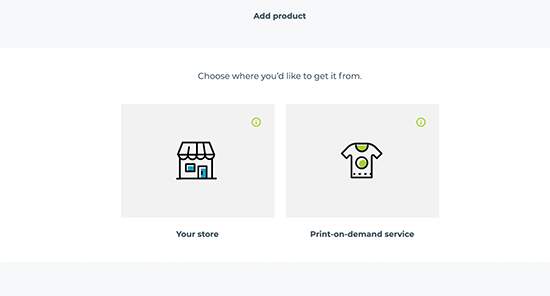 choosing a product