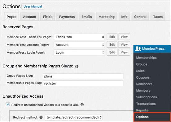 Setting up the subscription