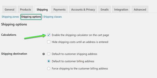 shipping calculator