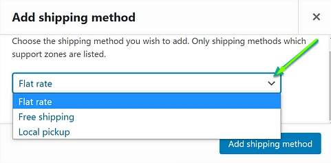 add shipping method