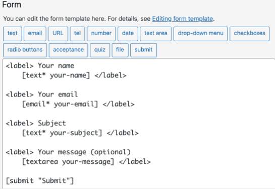 contact form 7