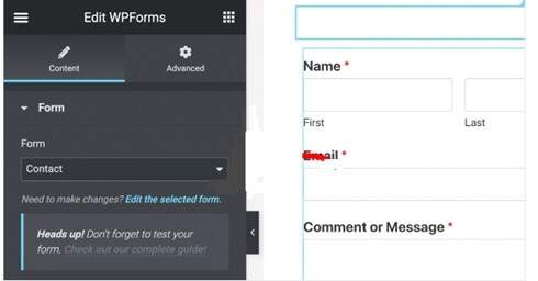 edit wpforms