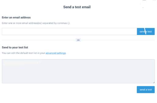 test email