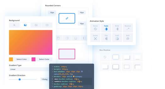rounded corners