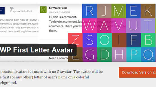 WP First Letter Avatar