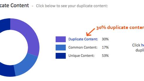 Siteliner-Duplicate-Content